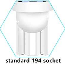 194 لامپ LED خودرو 6500K Wedge T10 تراشه SMD 5050 4