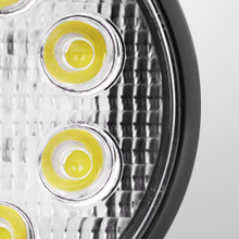 چراغ های مه شکن بسیار روشن رانندگی 27 واتی نقطه ای چراغ خاموش جاده برای SUV کامیون 3