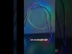 DC5V-12V سیمفونی داخلی ماشین دنبال کردن RGB LED آکریلیک نوار چراغ تزئینات Neon Atmosphere APP