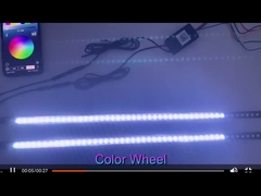 لامپ های داخلی خودرو ABS جهانی لامپ های داخلی خودرو LED ضد آب 56CM فلاش ماشین فلاش فلاش فلاش فلاش فلاش نایت ریدر اسکنر لی