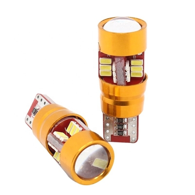 لامپ های LED 12 ولت Canbus T10 3014 27SMD برای کامیون ها گنبد خواندن پارکینگ چراغ ذخیره