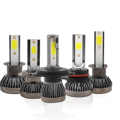 خرید چراغ مه شکن Mini Canbus COB H4 H7 H11 Car Headlight Bulb 9004 9005 online manufacture