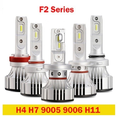 خرید F2 H4 H7 9005 9006 چراغ جلو LED خودرو چراغ مه شکن بدون فن online manufacture