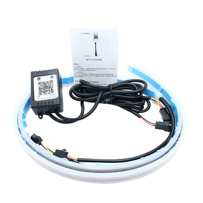 خرید نئون سوئیچ بک خودکار ضد آب چراغ های روشنایی روز RGB APP کنترل DRL 12 ولت online manufacture