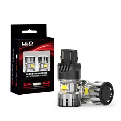 خرید سایز هالوجن CB10 CANBUS بدون خطای 7443 T20 W21 / 5W چراغ های ترمز LED با 2800LM 28W برای چراغ های لامپ LED خودرو online manufacture