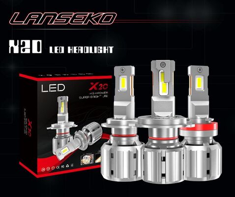 buy X20 880/881 CANBUS چراغ جلو LED لامپ H7 H4 H11 H8 9012 65W 12000LM برای چراغ جلو LED خودرو online manufacture