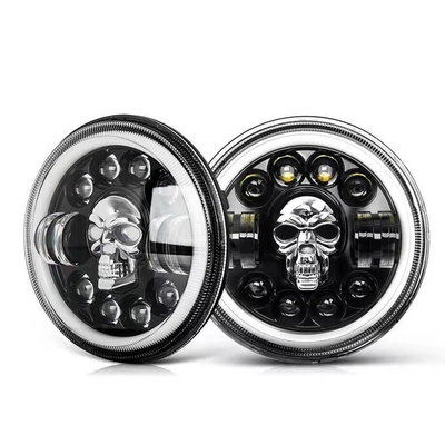 خرید چراغ‌های LED گرد 7 اینچی برای هارلی رویال انفیلد 12000lm online manufacture