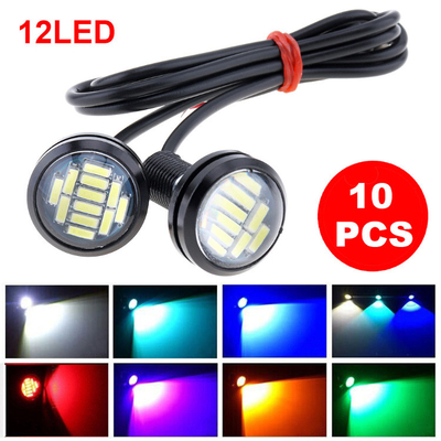چراغ های LED موتور سیکلت 12 ولتی با قدرت بالا 23MM-4014 لنز هایلایت Eagle Eye LED Light