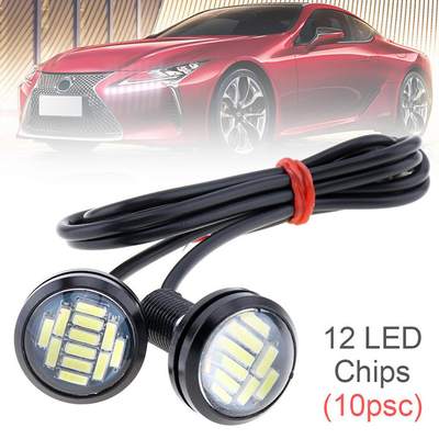 چراغ های LED موتور سیکلت 12 ولتی با قدرت بالا 23MM-4014 لنز هایلایت Eagle Eye LED Light