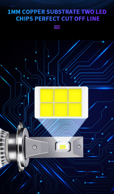 لامپ LED 2 طرفه H7 180 وات با نور 360 درجه چراغ های جلو اتومبیل H4 H11 HB3 9005 S2 Auto Led Headlight Bulb
