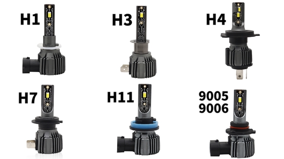 لامپ چراغ جلو اتومبیل LED فوق العاده درخشان CSP 3570 12V 9005 9006