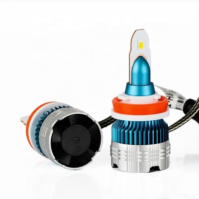 H1 H3 H4 H7 H8 H11 9005 9006 LED چراغ جلو اتومبیل لامپ MI2 نور سفید