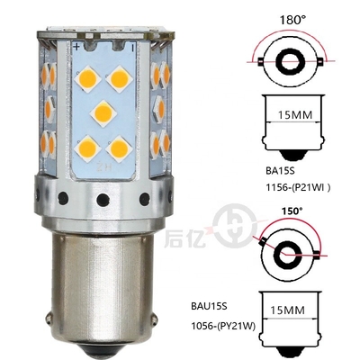 1156 3030 35SMD Canbus LED لامپ 12 ولت 10 وات برجسته چراغ راهنما 7440 T20