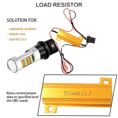 چراغ های راهنما LED 2835 42SMD دو رنگ 7440 T20 CANBUS برای جلوگیری از استروبوسکوپی