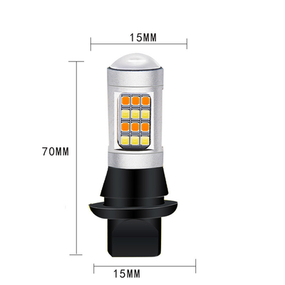 چراغ های راهنما LED 2835 42SMD دو رنگ 7440 T20 CANBUS برای جلوگیری از استروبوسکوپی