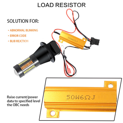 چراغ های روشنایی چراغ ترمز LED T20 CANUBS 7440 4014 66SMD چراغ های روشنایی روز LED
