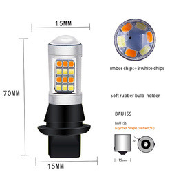 Auto P21w 1156 1157 12 ولت LED Stop چراغ عقب چراغ T20 چراغ ترمز خودرو
