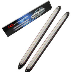 2 رنگ پی در پی انعطاف پذیر چراغ جلوی خودرو نوار لوله لوله DRL در حال اجرا در روز