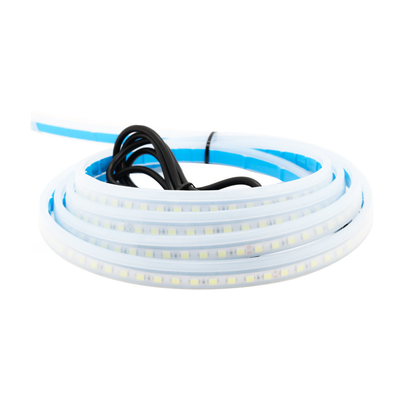 2 عدد 12 ولت انعطاف پذیر چراغ جلو اتومبیل ضد آب نوار لوله LED چراغ های راهنمای جریان ترمز چراغ راهنما DRL