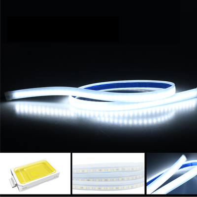 2 عدد 12 ولت انعطاف پذیر چراغ جلو اتومبیل ضد آب نوار لوله LED چراغ های راهنمای جریان ترمز چراغ راهنما DRL