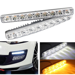 نوار لوله LED چراغ جلو اتومبیل Drl آلومینیومی دو رنگ با لنز ABS