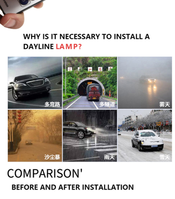 نوار لوله LED ضد آب 5050 خودرو / نوار چراغ عقب LED 45 سانتی متر 60 سانتی متر