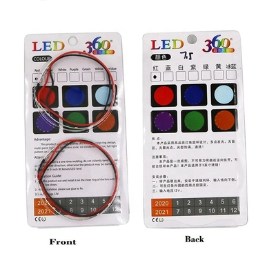 RGB 2.5 3.0 اینچی چراغ‌های محیطی خودرو LED چراغ جلو حلقه LED Devil Eyes