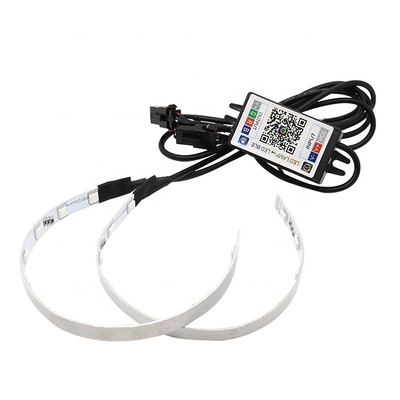 360 درجه RGB تزئین RingLED چراغ های محیطی ماشین چراغ های ماشین چشم شیطان