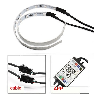 360 درجه RGB تزئین RingLED چراغ های محیطی ماشین چراغ های ماشین چشم شیطان