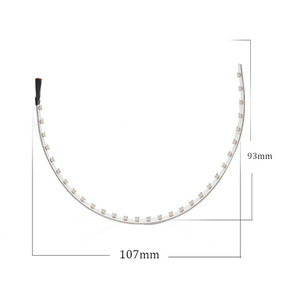 IP 67 LED ماشین چراغ های محیطی APP کنترل چراغ جلو کیت چشم فرشته کیت 360 درجه SMD Demon Halo Rings