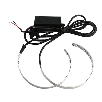 DC12V 5000lm APP Control LED چراغ های محیطی خودرو پروژکتور SMD Styling Auto Styling Demon Led Halo Rings Kit
