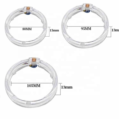 DRL RGB Halo Rings خودرو داخلی چراغ های محیطی LED CCFL Angel Devil Eyes 80mm 95mm 105mm 110mm