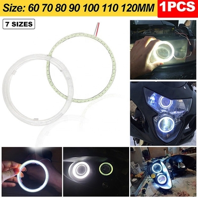 موتورسیکلت DRL چراغ محیط خودرو چراغ مه شکن COB 60mm 70mm 80mm 90mm 100mm 110mm