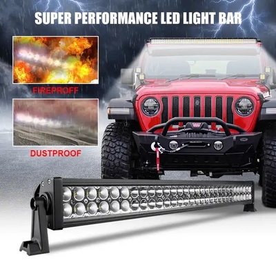 22 اینچ ضد گرد و غبار لامپ LED برای کامیون، 4wd جیپ SUV قایق لامپ LED Offroad