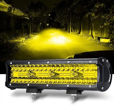 6D بازتاب دهنده دور از جاده LED چراغ 4x4 12V 24V یک ردیف خودرو LED چراغ