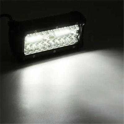9 اینچ 180W دو ردیف LED روشنایی نوار سفید / زرد برای خودروهای غیر جاده ای