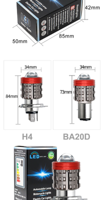 چراغ های جلو LED موتورسیکلت سه چشم نزدیک به زرد تا حد زیادی نور کمکی سفید