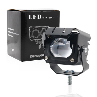 12-80 ولت امبر 3570 LED دو رنگ LED چراغ های کاری برای موتورسیکلت 30-60W چراغ های رانندگی جاده ای