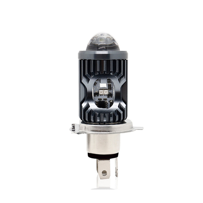 مینی چراغ رانندگی DRL موتورسیکلت چراغ جلو LED لامپ H4 H6 BA20D P15D اتومبیل ماهی چشم پروژکتور لنز دو رنگ