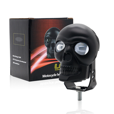 چراغ های جلو جمجمه موتور سیکلت 3 اینچ 40 وات چراغ های بیرونی LED Mini Driving Light دو رنگ