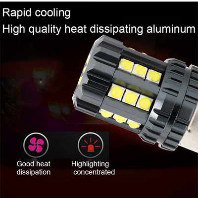چراغ های سفید LED اتومبیل 12 ولت 24 ولت 2835 45SMD 1156 1157 T25 3156 3157 T20 7440 7443 Canbus لامپ های اتومبیل LED