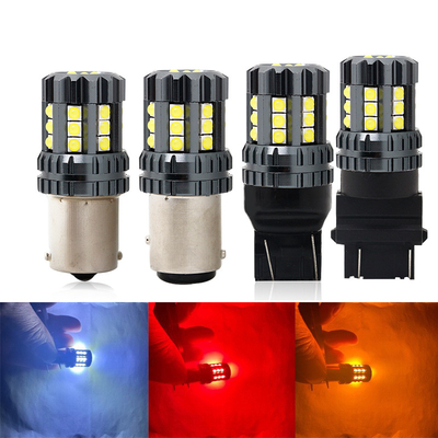 چراغ های سفید LED اتومبیل 12 ولت 24 ولت 2835 45SMD 1156 1157 T25 3156 3157 T20 7440 7443 Canbus لامپ های اتومبیل LED