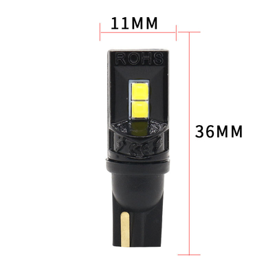 لامپ های LED 360 درجه T10 194 168 147 W5W 3030 لامپ های داخلی خودرو LED خطای رایگان چراغ صفحه مجوز