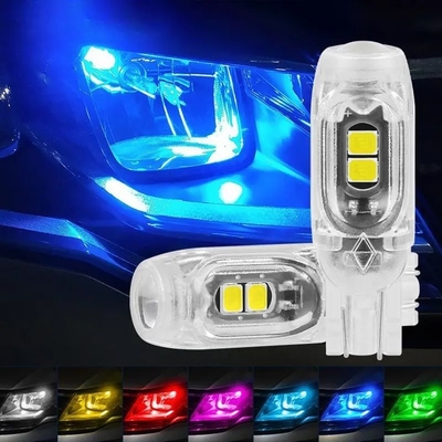 چراغ 360 درجه LED لامپ اتومبیل صفحه گواهینامه نور T10 2835 3030 5smd LED برجسته 5W5 غیر قطبی لامپ عرض کوچک