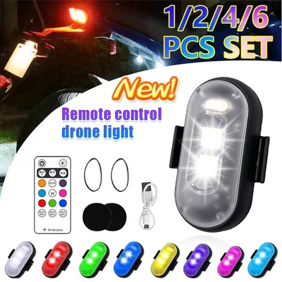 رنگ RGB LED چراغ های فضای داخلی خودرو Micro USB IP67 کنترل از راه دور بی سیم