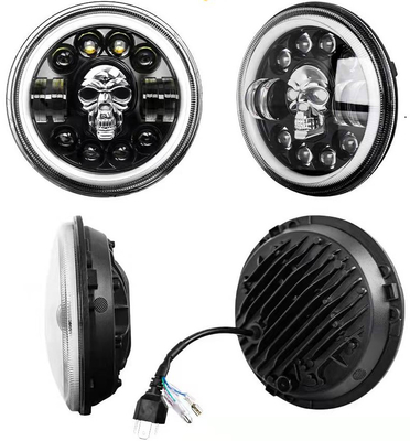چراغ‌های LED گرد 7 اینچی برای هارلی رویال انفیلد 12000lm
