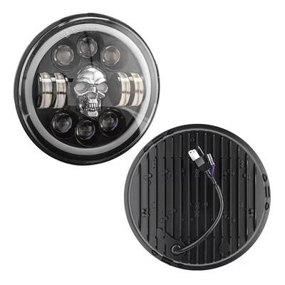 چراغ‌های LED گرد 7 اینچی برای هارلی رویال انفیلد 12000lm