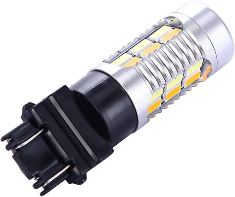 3157 3057 3357 4157 چراغ های چراغ راهنما ترمز LED Amber Switchback 22 SMD با پروژکتور