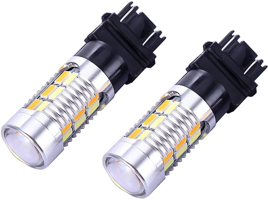 3157 3057 3357 4157 چراغ های چراغ راهنما ترمز LED Amber Switchback 22 SMD با پروژکتور