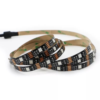 نوار لوله LED چراغ جلو اتومبیل USB SMD 5050 RGB رنگارنگ DC 5V انعطاف پذیر
